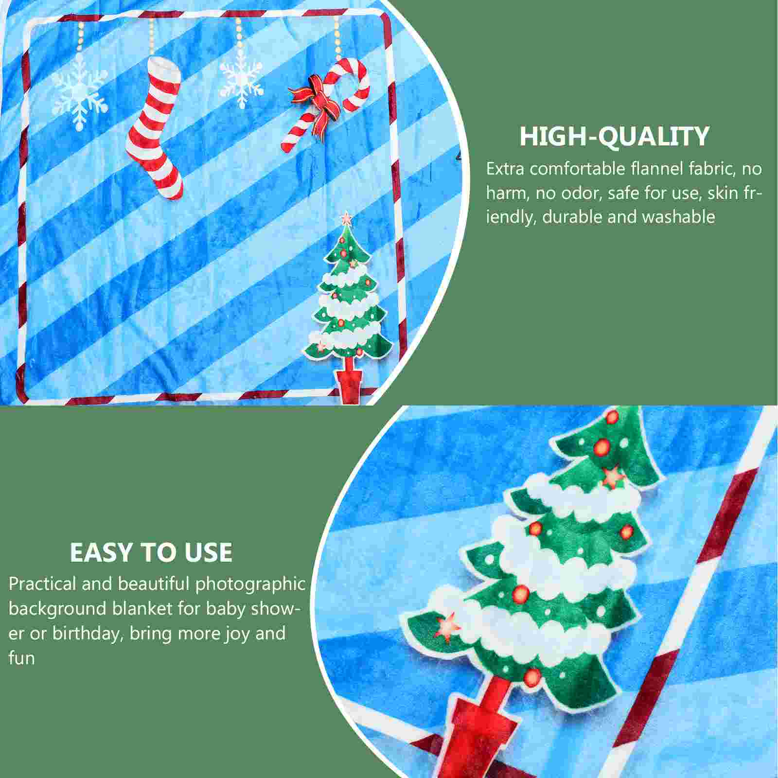 Bé Cột Mốc Chăn Trẻ Sơ Sinh Nền Chụp Ảnh Trang Trí Sơ Sinh Xe Đẩy Thảm