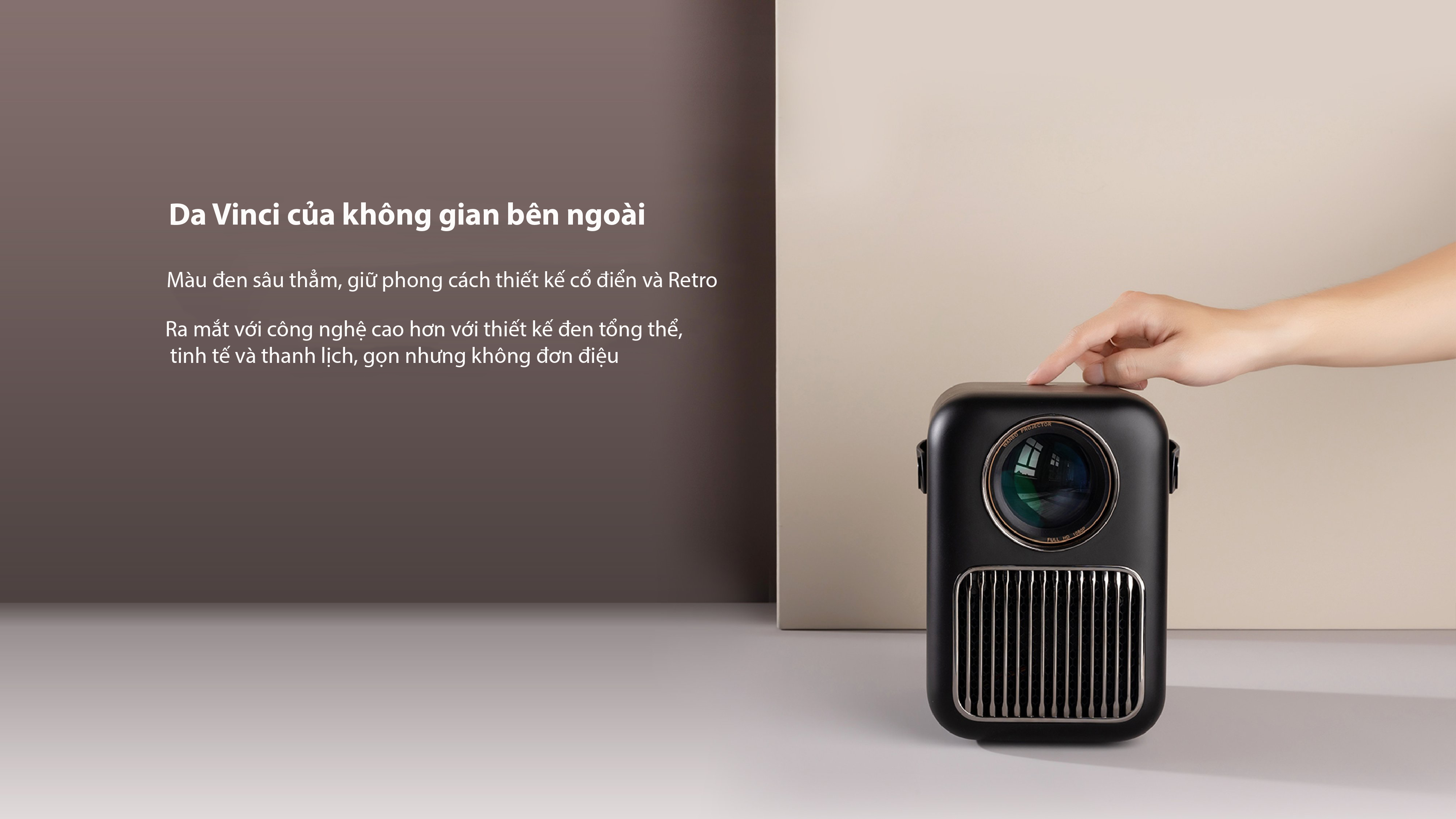 Máy Chiếu Xiaomi WANBO T6R MAX FULL HD 1080P ANDROID 9.0 Tự Động Lấy Nét | Hàng Chính Hãng | Màu Trắng/Đen