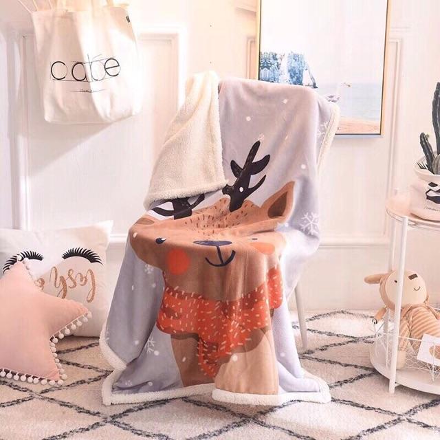 Chăn lông cừu trẻ em 1mx1m4