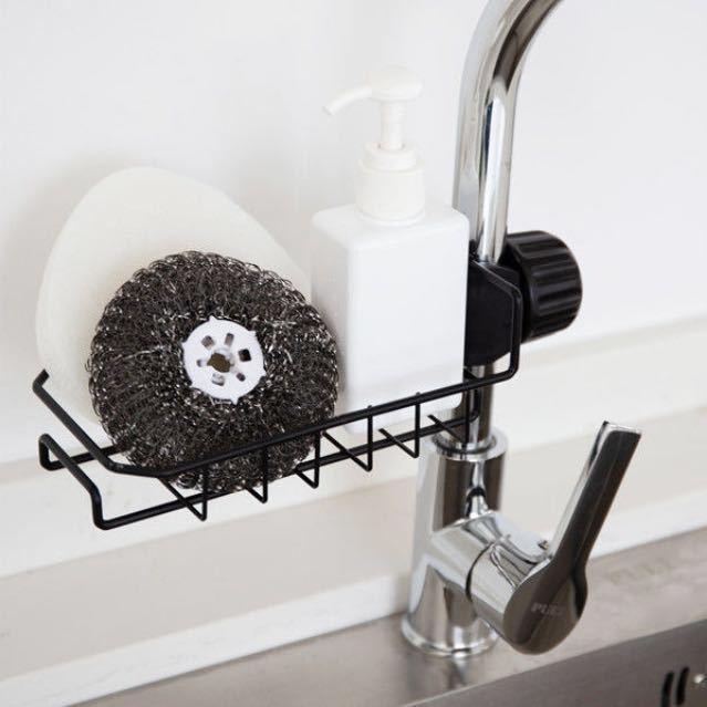 Giỏ Inox Gắn Vòi Rửa Bát Tiện Lợi Sạch Sẽ Để Đồ Rửa Bát Gọn Gàng Và Luôn Khô Ráo