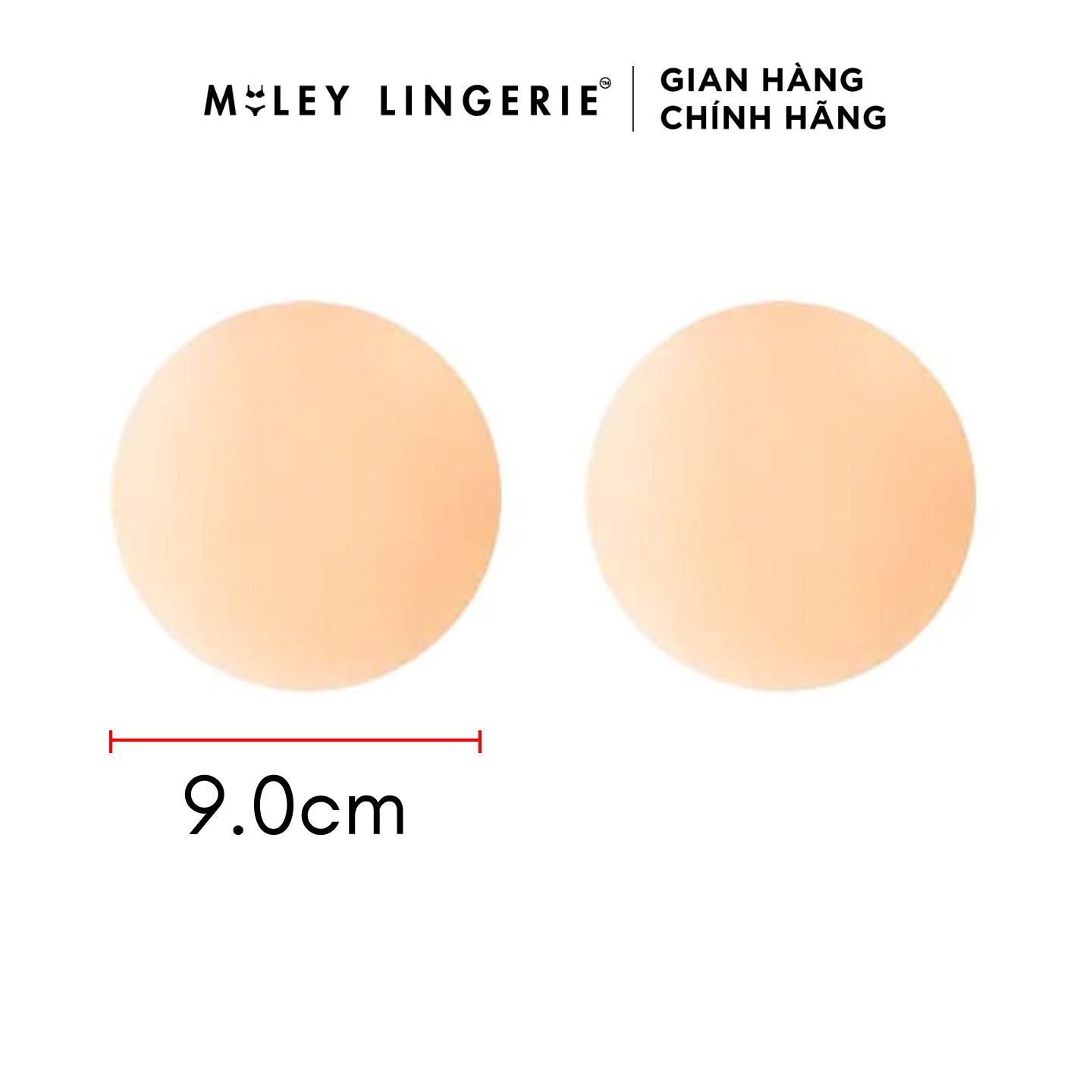 Combo 2 Cặp Miếng Dán Ngực Siêu Dính Matte Hình TrònTái Sử Dụng Nhiều Lần, Miếng Dán Tàng Hình Cho Nữ