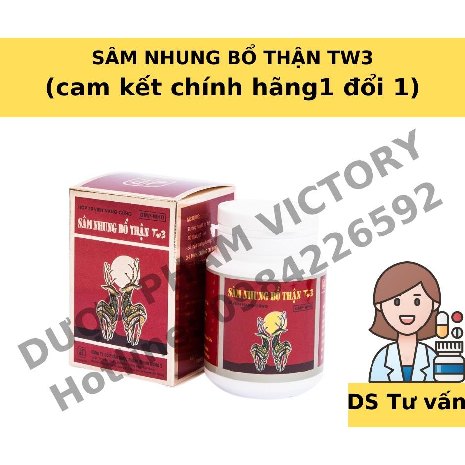 SÂM NHUNG BỔ THẬN TW3 (Hộp 30 viên)