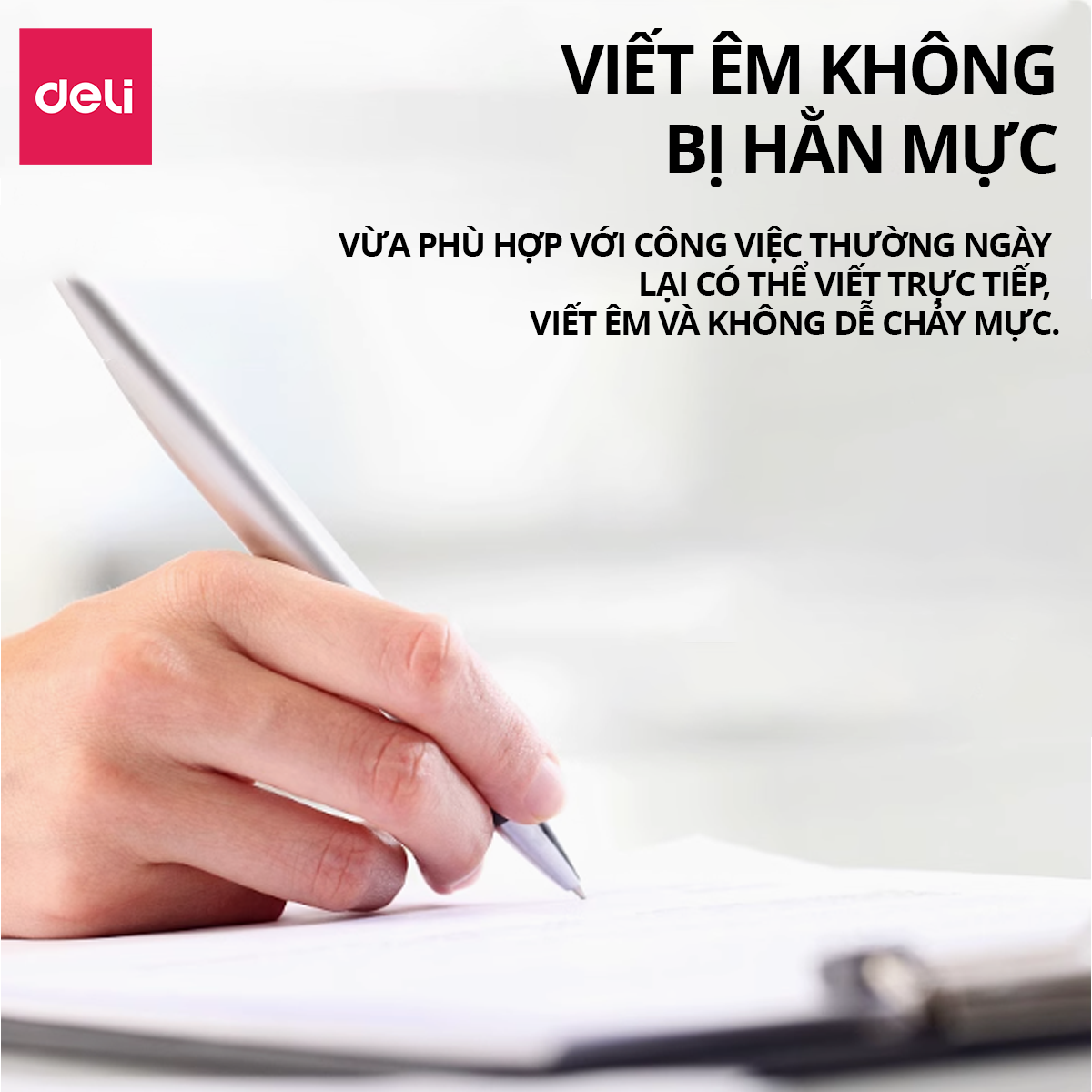 [TẶNG DẬP GHIM + BÚT BI] Thùng 5 Ream Giấy A4 Deli Giấy In Photo Copy 70gsm Chính Hãng Loại Dày Ream 500 Tờ Chống Lóa Giấy Mắt