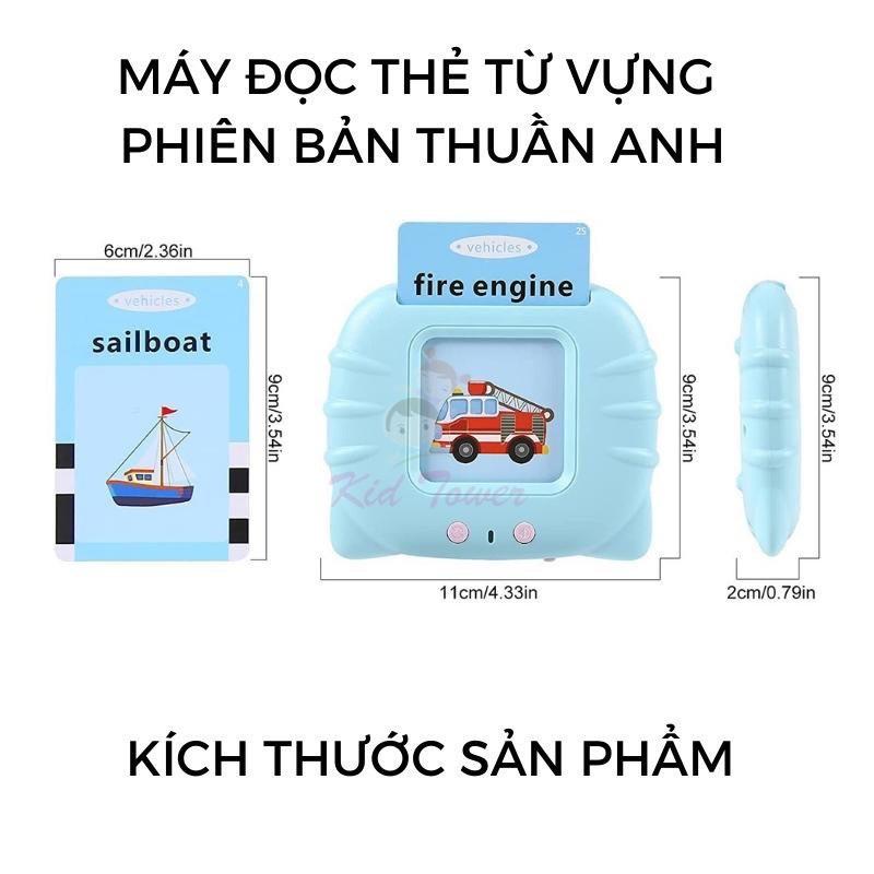 Máy đọc thẻ tiếng anh flashcard song ngữ Anh Việt cho bé loại 1