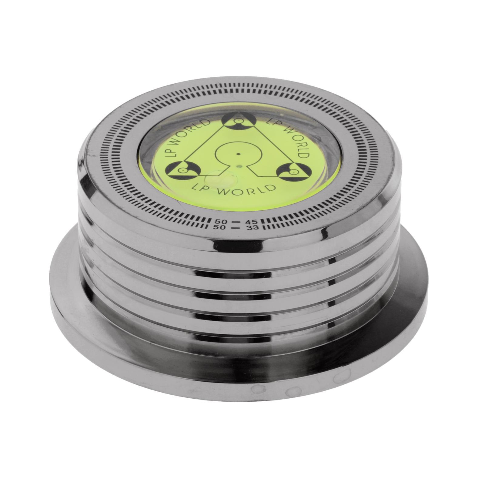 50Hz LP Disc Turntable Stabilizer Turntable Level For LP Record Black