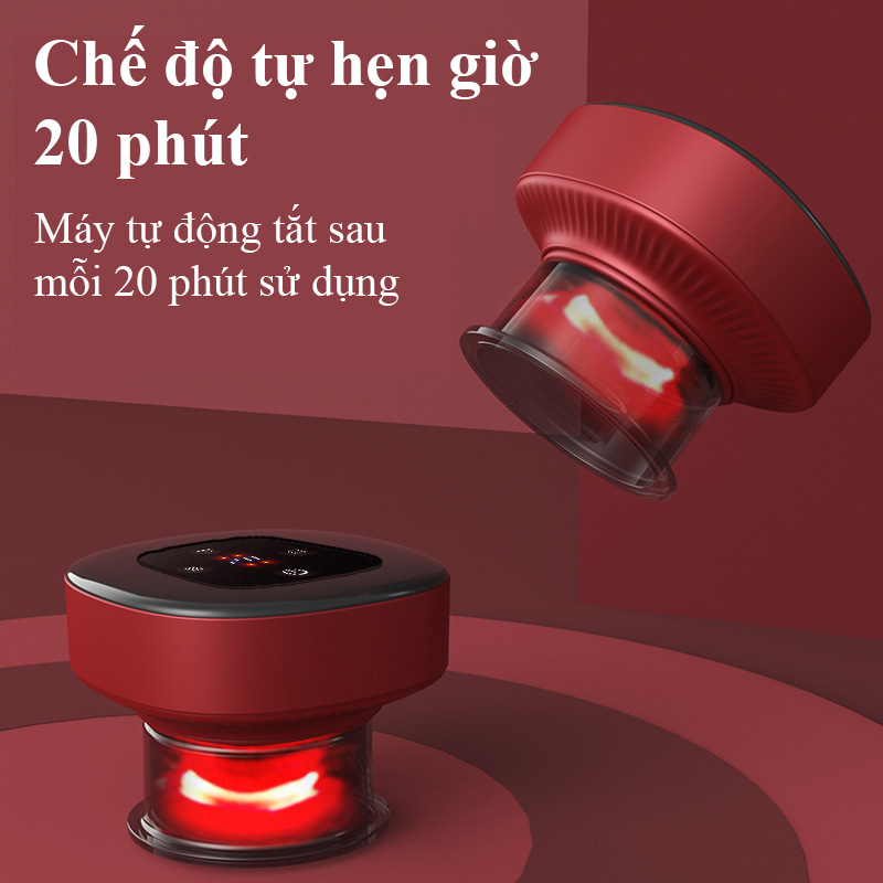 Máy Giác Hơi Cạo Gió Cầm Tay Điện Tử Massage Kết Hợp Nhiệt Và Áp Suất Âm 12 Cấp Độ Thông Minh Giúp Giảm Đau Nhức Mệt Mỏi Máy Massage Bằng Điện Giúp Lưu Thông Khí Huyết Chăm Sóc Sức Khỏe