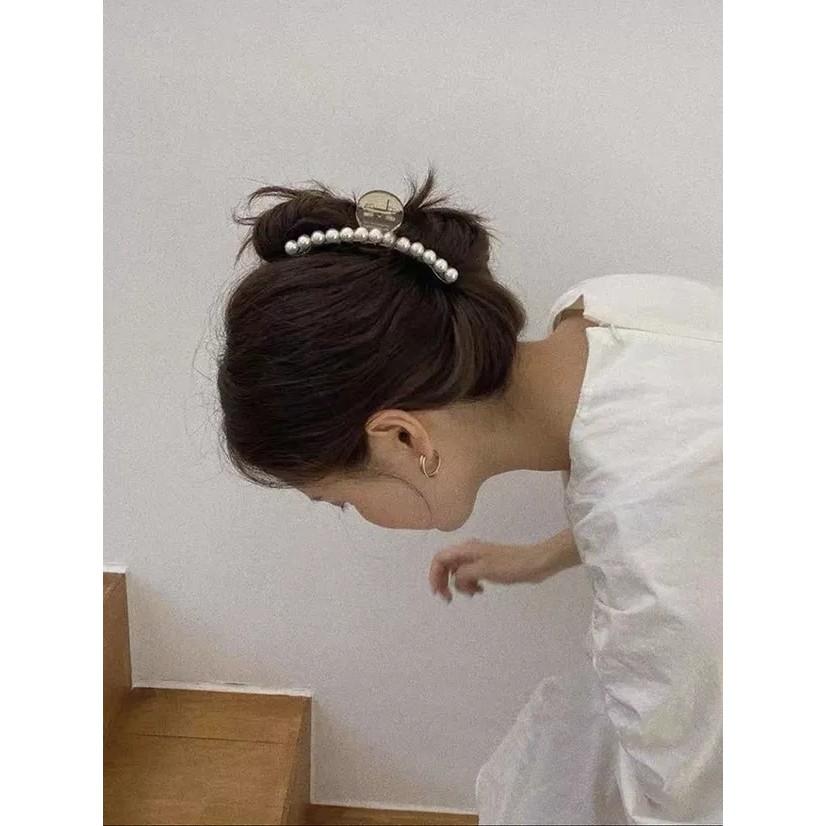 PVN27191 Set 7 kẹp tóc nữ đính hạt trai phong cách Hàn Quốc T2