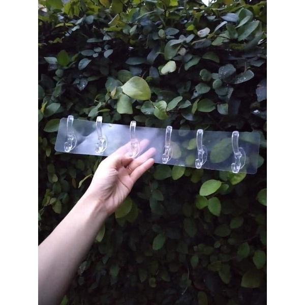 THANH 6 MÓC DÍNH TRONG SUỐT SIÊU DÍNH