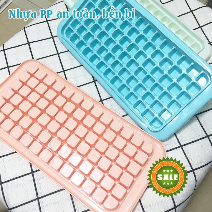 Khay đá 78 viên vỉ đá vuông làm khuôn thạch rau câu, socola, chè khúc bạch