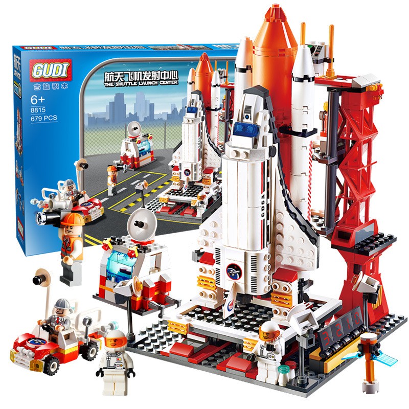 Đồ chơi Lắp ráp bộ Trung Tâm điều khiển Tàu Vũ Trụ - Amazingbricks 8815 AEROSPACE SERIES AIRCRAFT LAUNCH CENTER