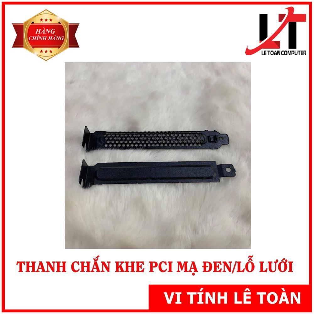 Thanh chắn lưới kim loại khe PCI máy tính để bàn màu đen có lỗ