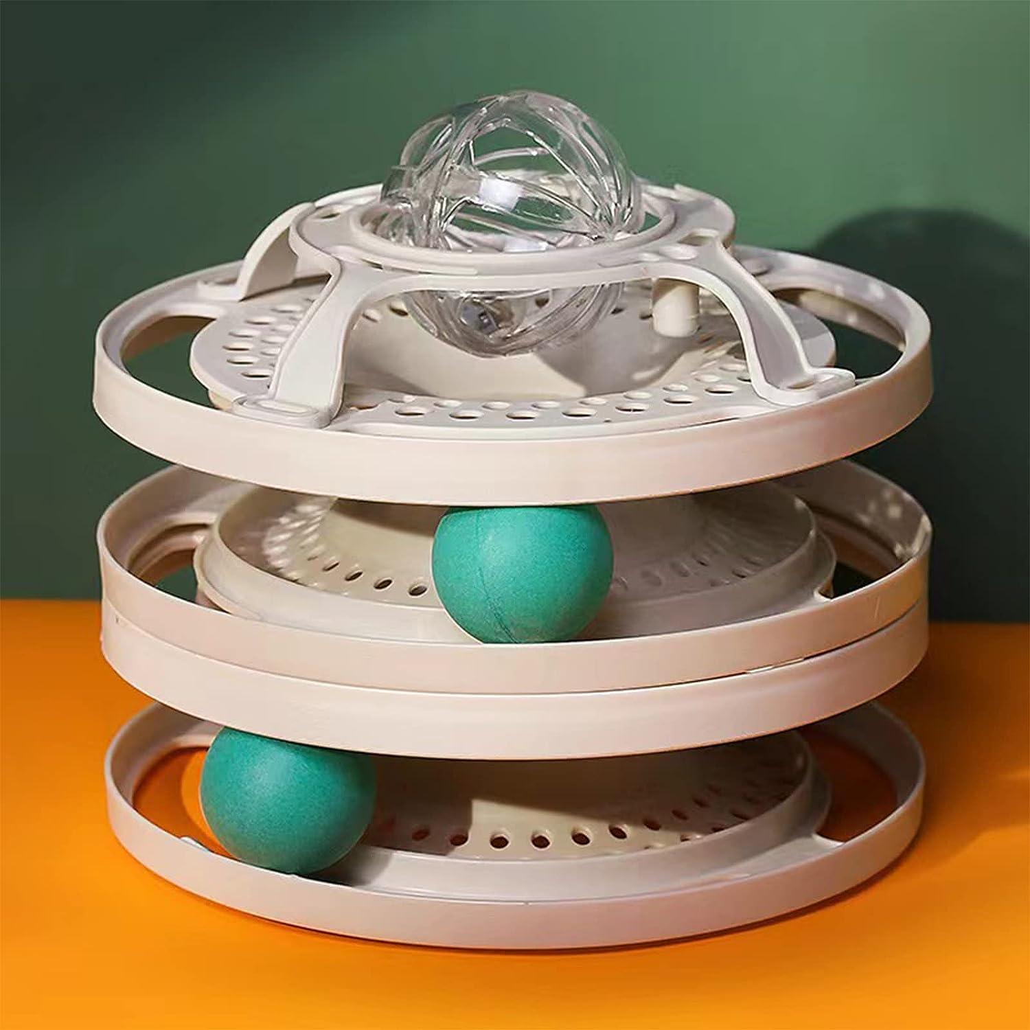 Đồ chơi tương tác cho mèo 3 lớp Bàn xoay Đồ chơi tương tác cho mèo