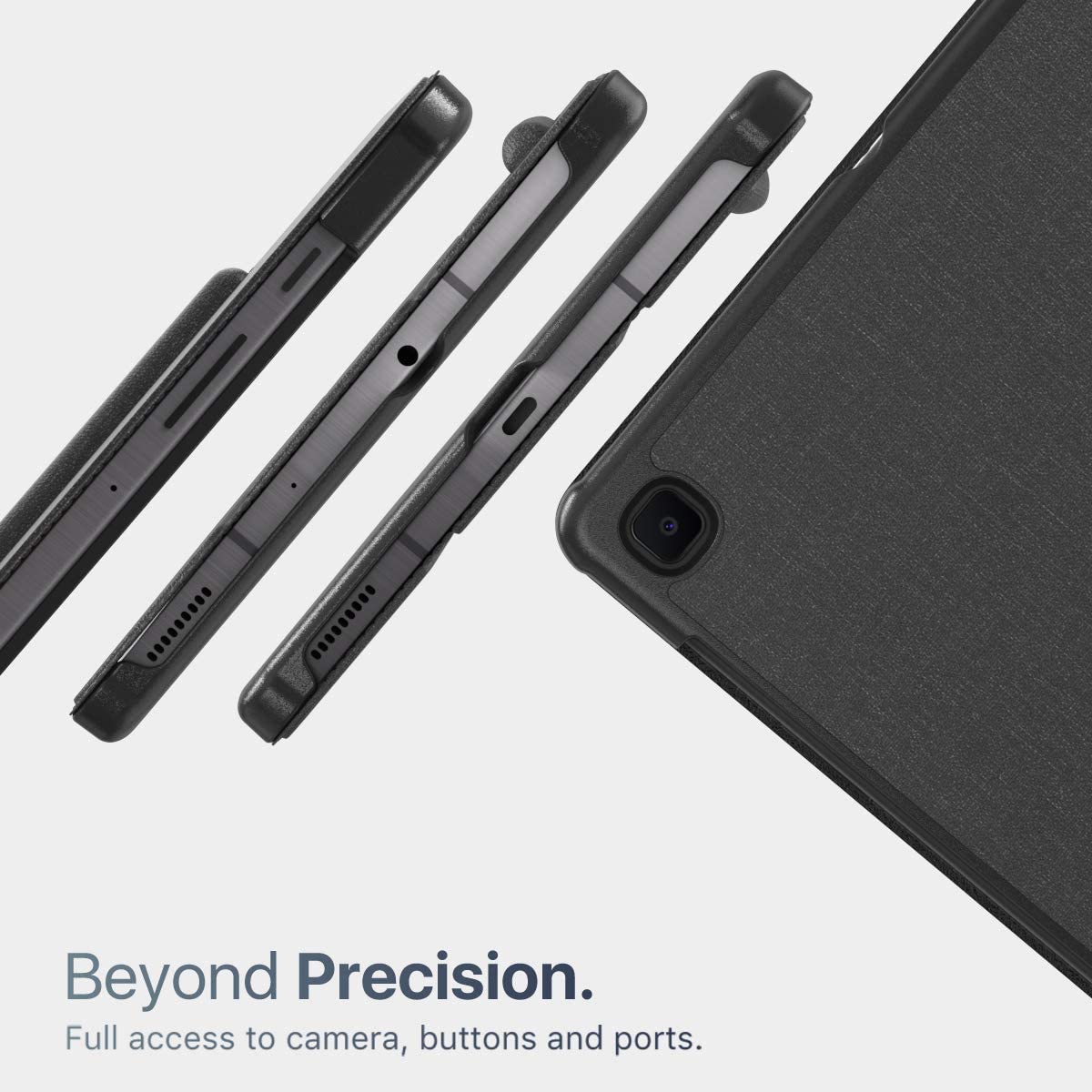 Case bao da chống sốc cho Samsung Galaxy Tab A 8.0 & S Pen 2019 P205 hiệu HOTCASE thiết kế siêu mỏng hỗ trợ Smartsleep, gập nhiều tư thế, mặt da siêu mịn - hàng nhập khẩu