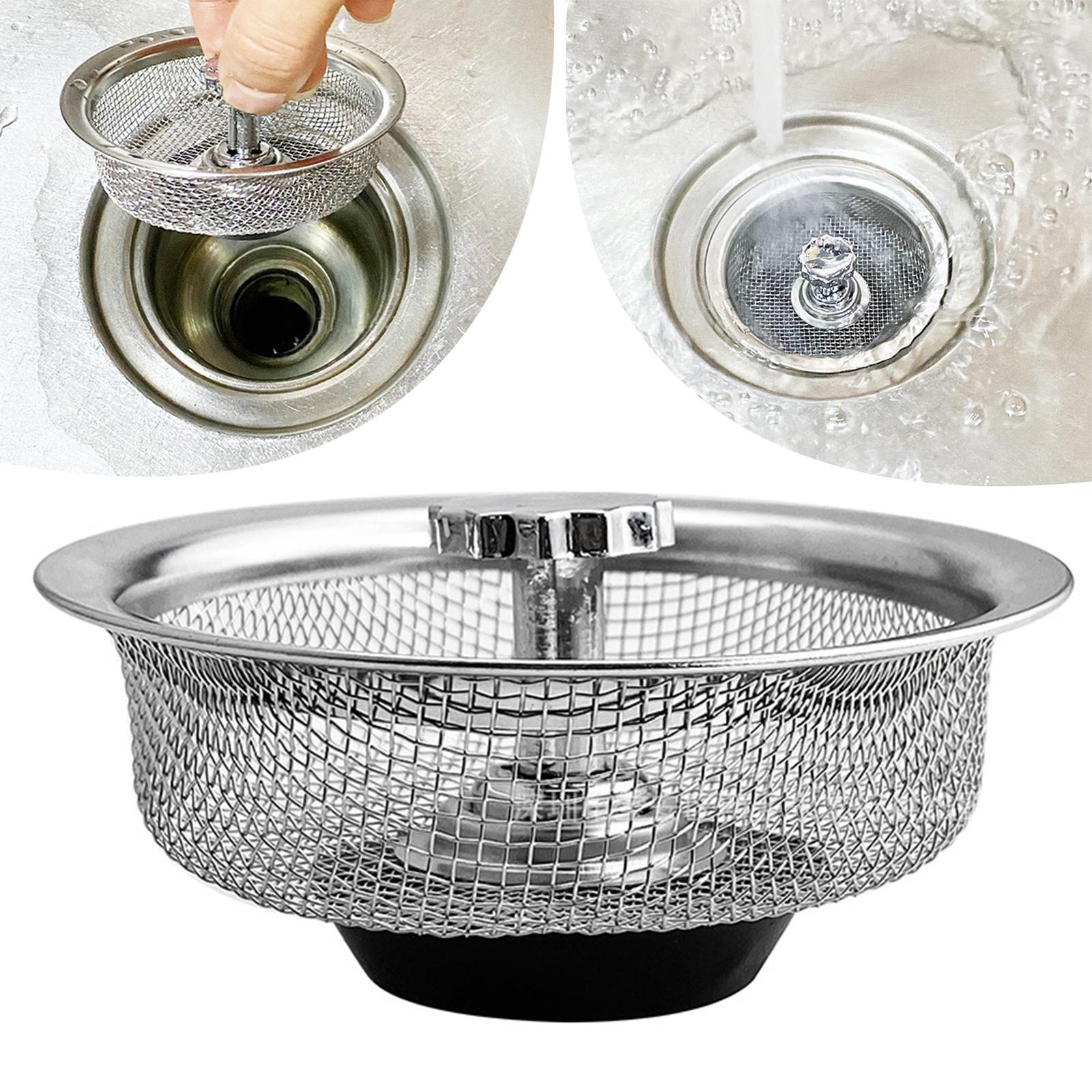Sink Strainer Premium for Standard Drains Kitchen Bathroom Sink