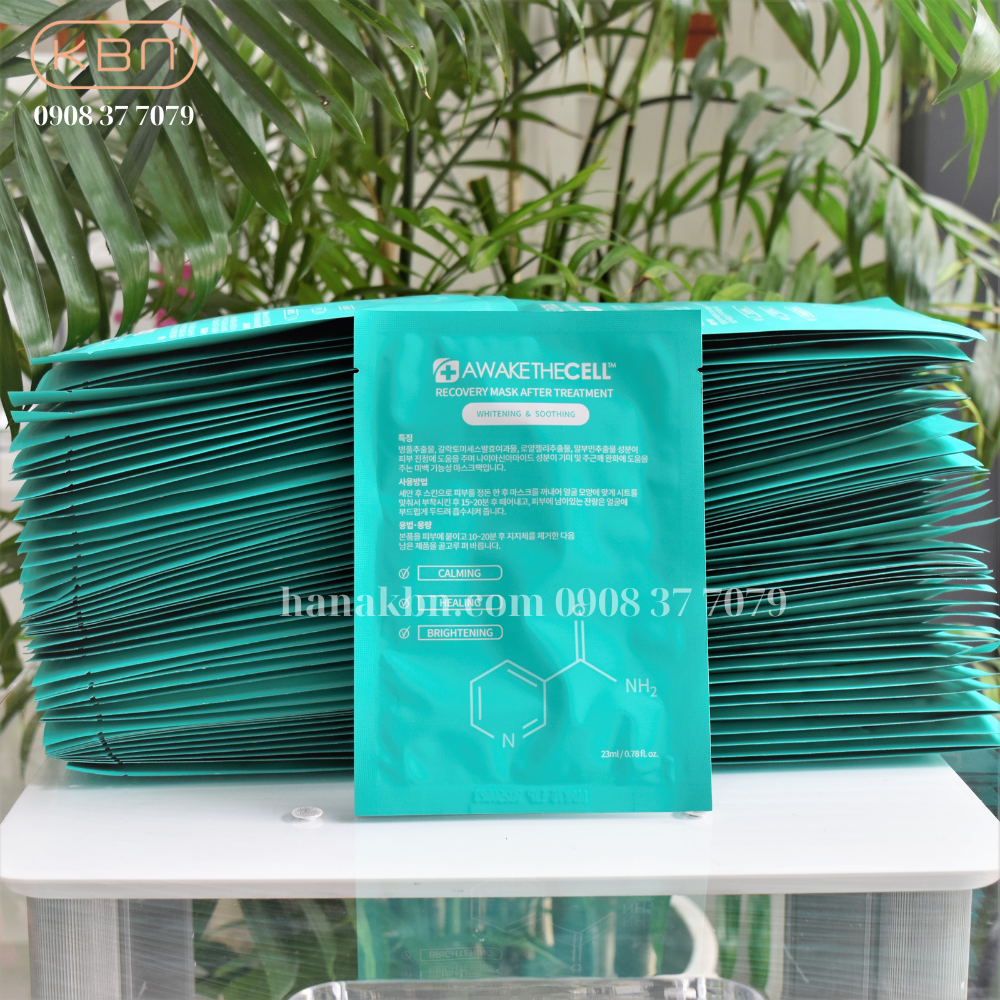100, 50 Miếng Mặt Nạ Làm Dịu Da SOOTHING Awakethe Cell Hàn Quốc - Phục Hồi, Làm Dịu (Chính Hãng)
