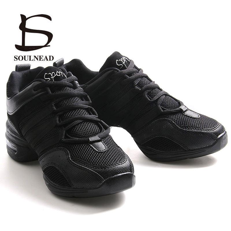 Giày khiêu vũ phụ nữ Giày thể thao Phụ nữ Jazz Dance Mesh Flat Outdoor Sports Ladies Cô gái Giày thông thường hiện đại Kích thước 28-42 Color: White Shoe Size: 7