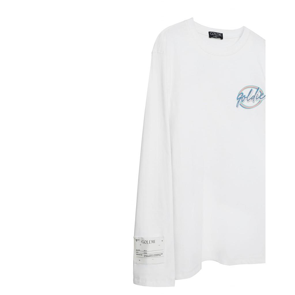 Áo thun dài tay 'GOLDIE BRUSH' 100% cotton 2 chiều