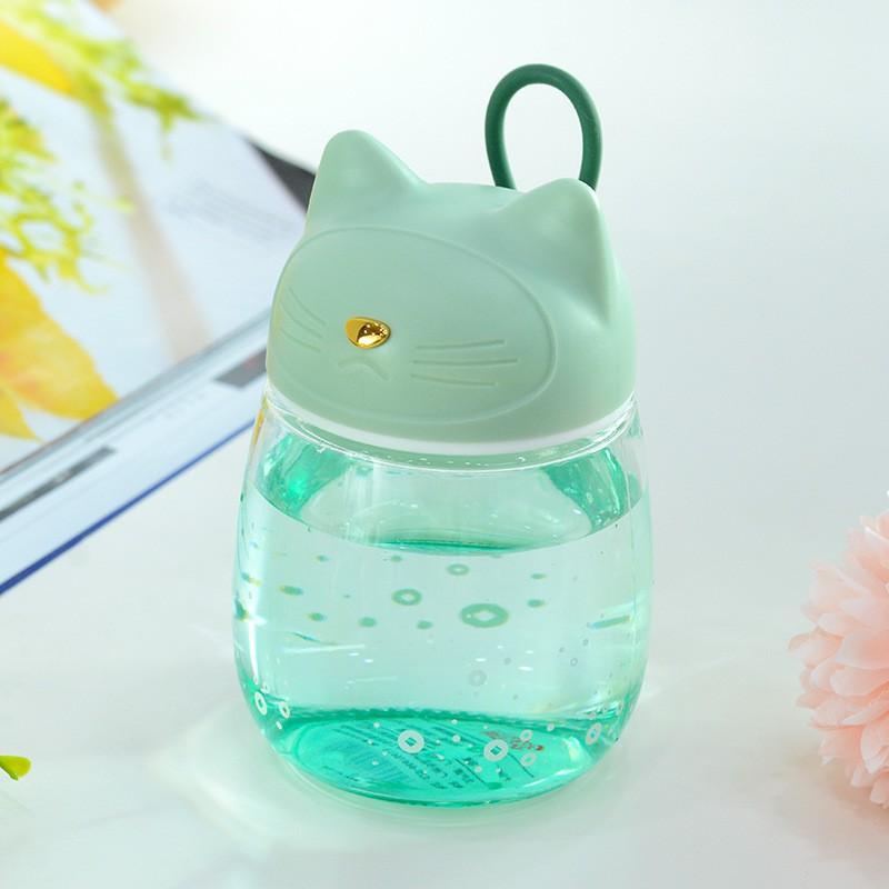 Bình thủy tinh mèo thần tài Nhật cực xinh xắn 300ml