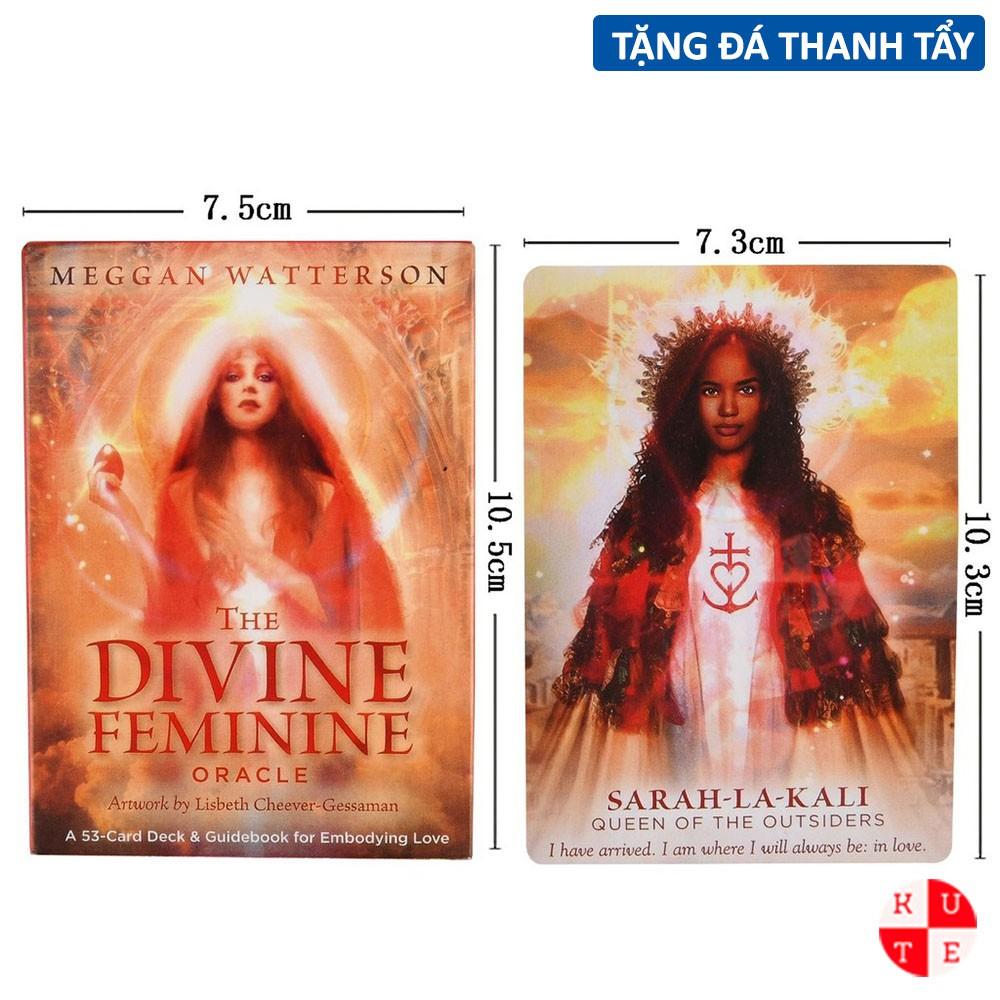 Bài Oracle Divine Feminine 53 Lá Bài Tặng Đá Thanh Tẩy