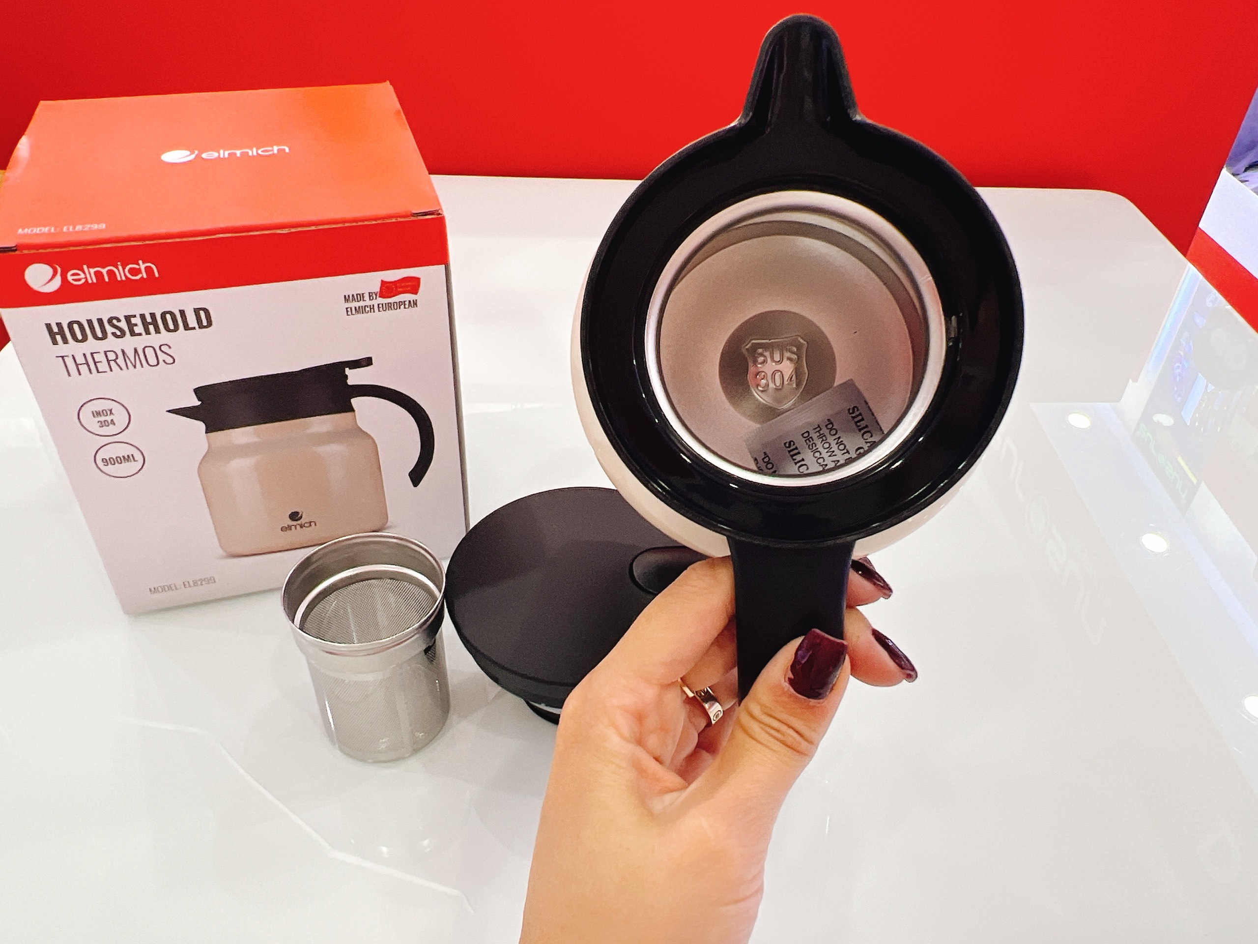 Bình giữ nhiệt gia đình inox 304 Elmich EL8299 dung tích 900m
