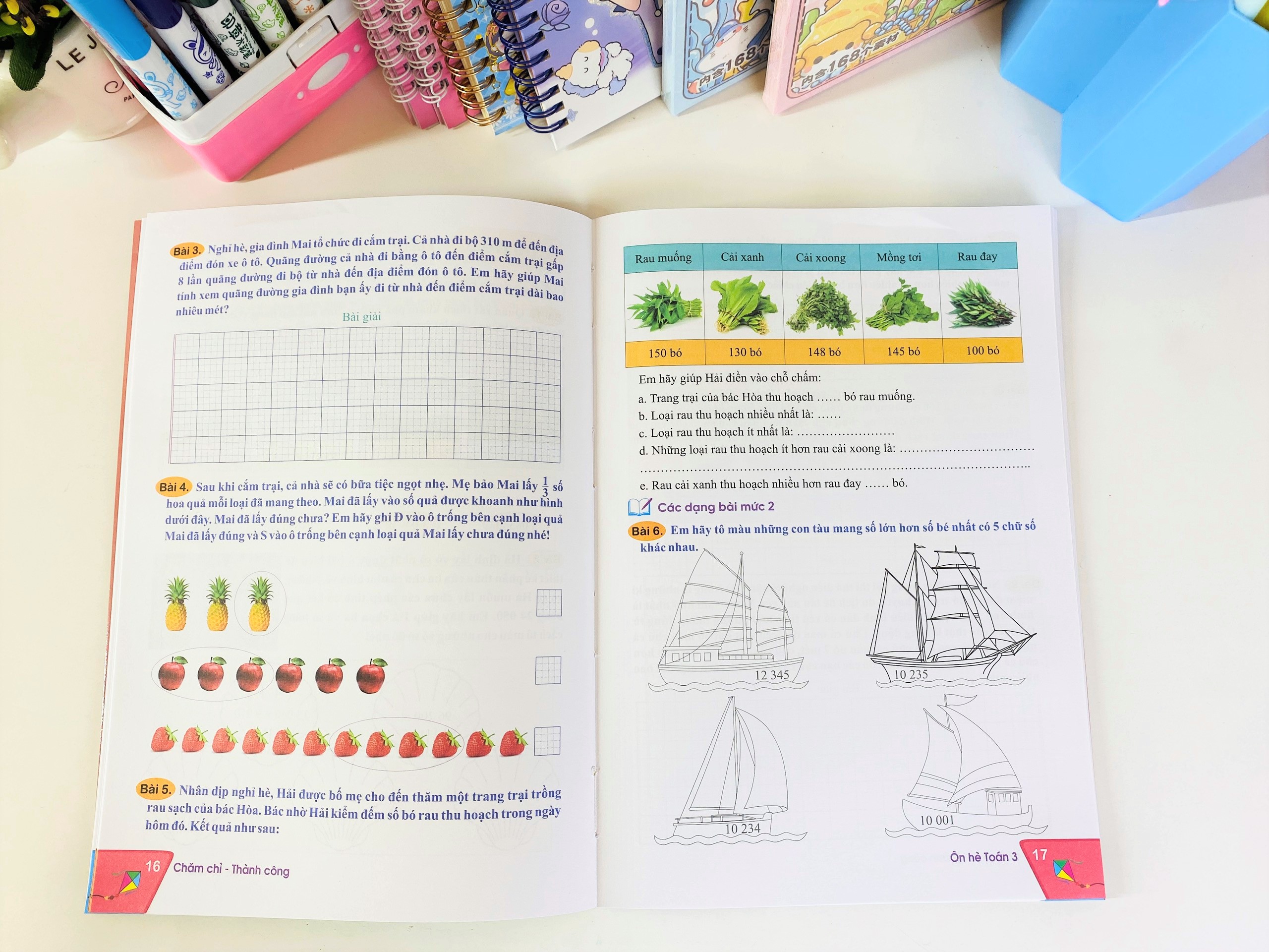 Bộ 2 cuốn Ôn Hè Toán + Tiếng Việt 2 Cánh Diều - ndbooks
