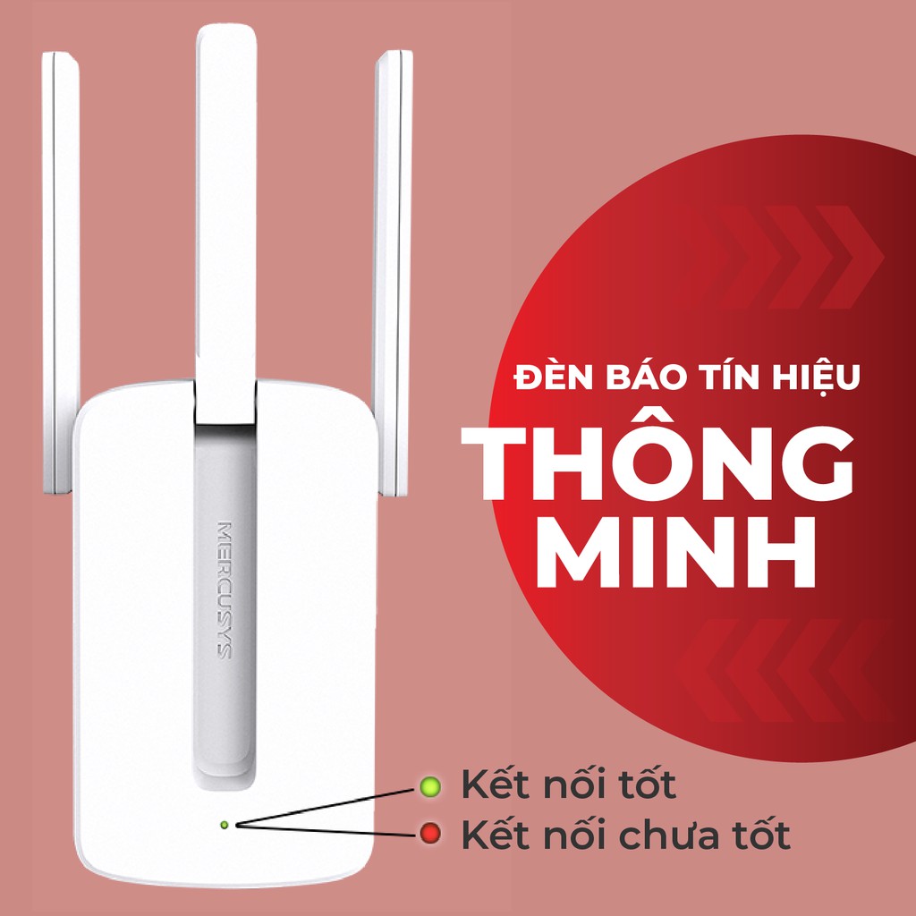 [Hỏa Tốc] Bộ Mở Rộng Sóng Wifi Mercusys MW300RE Chuẩn N 300Mbps