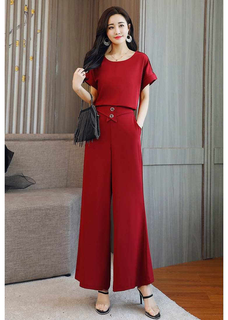 Set Đồ Bộ Phối Nút Cách Điệu