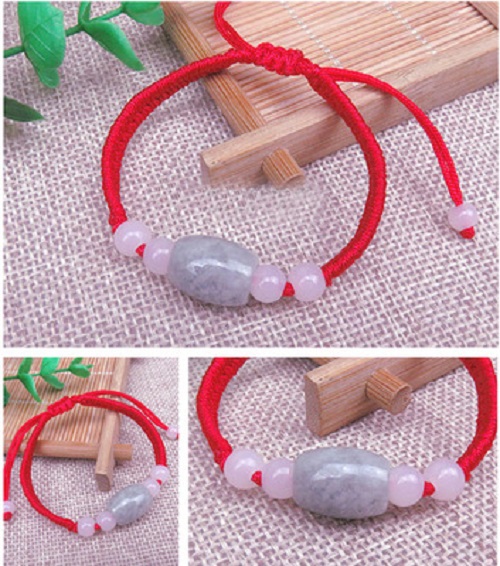 Vòng tết chỉ đỏ lu thống - Vòng tay chỉ đỏ may mắn - tài lộc