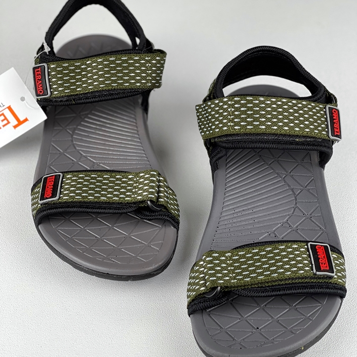 Giày sandal, dép sandal nam Teramo đế cao su nguyên chất, siêu nhẹ, quai dù chắc chắn, đế có rãnh chống trượt an toàn, TRM HỌA TIẾT