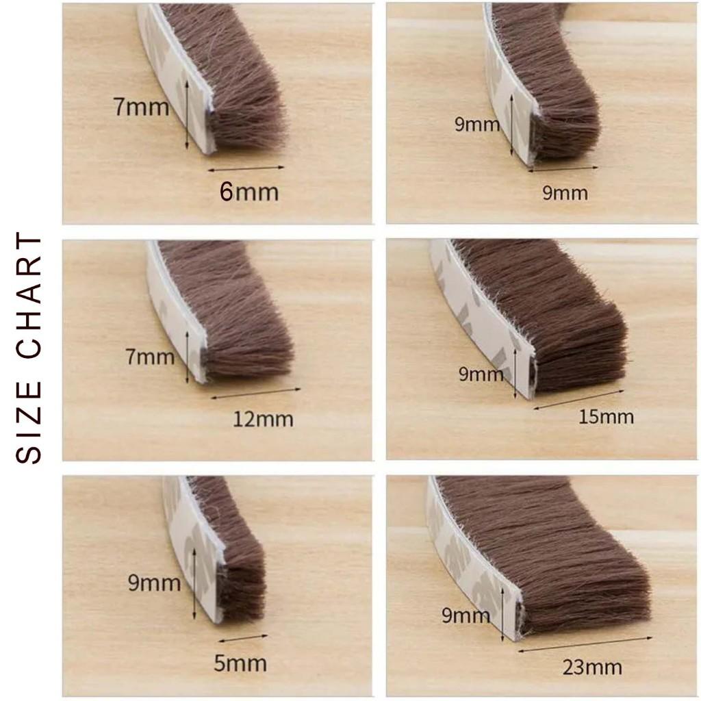 Ron lông nheo cạnh cửa lông chống ồn ngăn bụi cửa sổ và cửa đi trong Gia đình