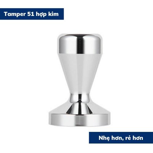 Tamper Dụng Cụ nén cà phê Espresso OCD cao cấp Inox 304 đường kính 49-51-53-58mm trọng lượng lên tới 700g bảo hành 1 năm