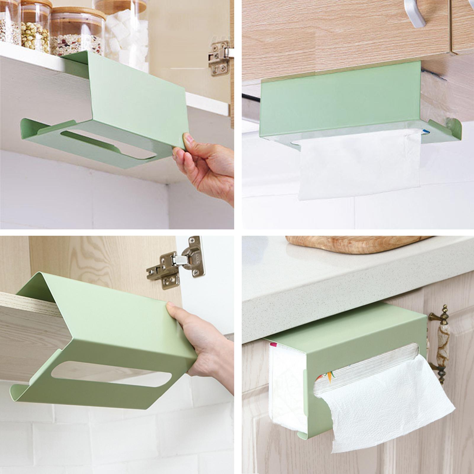 Hộp đựng khăn giấy đặt trên bàn ăn hoặc phòng tắm