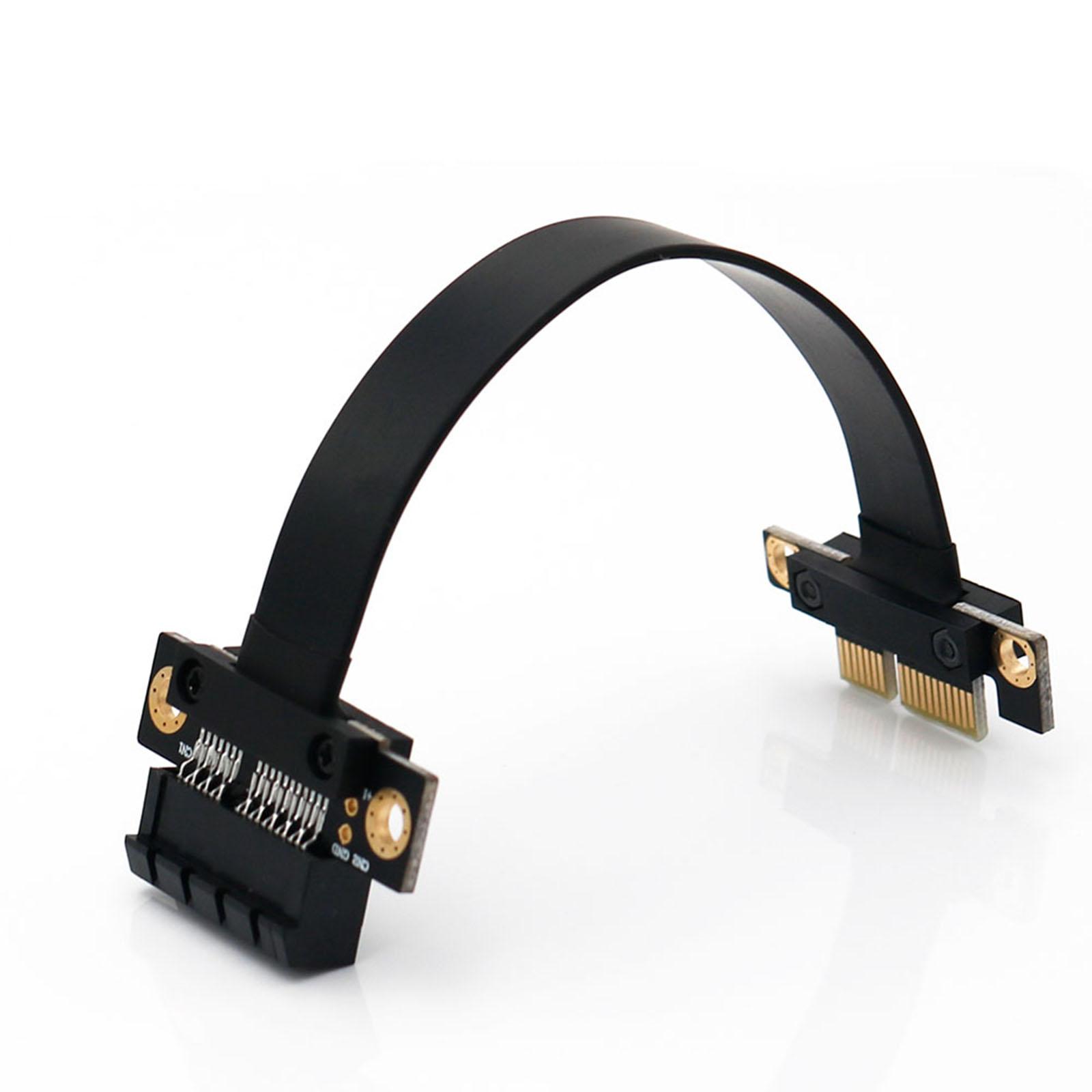 1X Extension PCIe PCIe Extension Cable PCI PCI 1X Extension 180 Degree 20cm