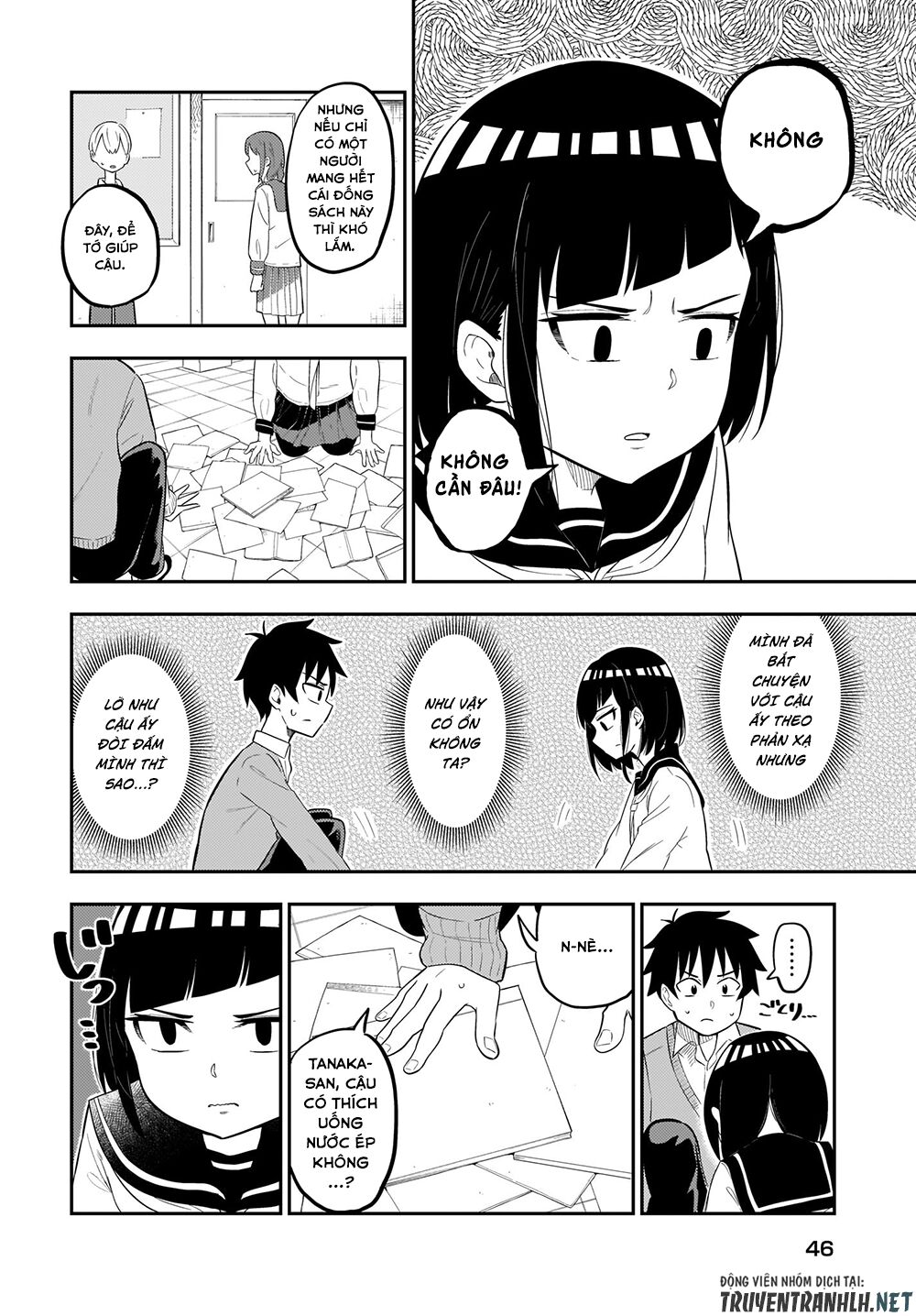 tanaka-san trong lớp tôi thật sự là siêu đáng sợ chapter 1 9