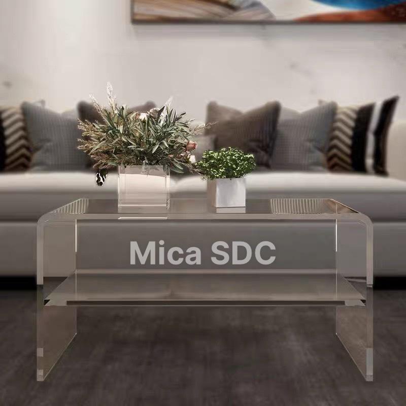 Bàn Trà - Sofa - Bàn Đọc Sách Bằng Mica Trong Suốt