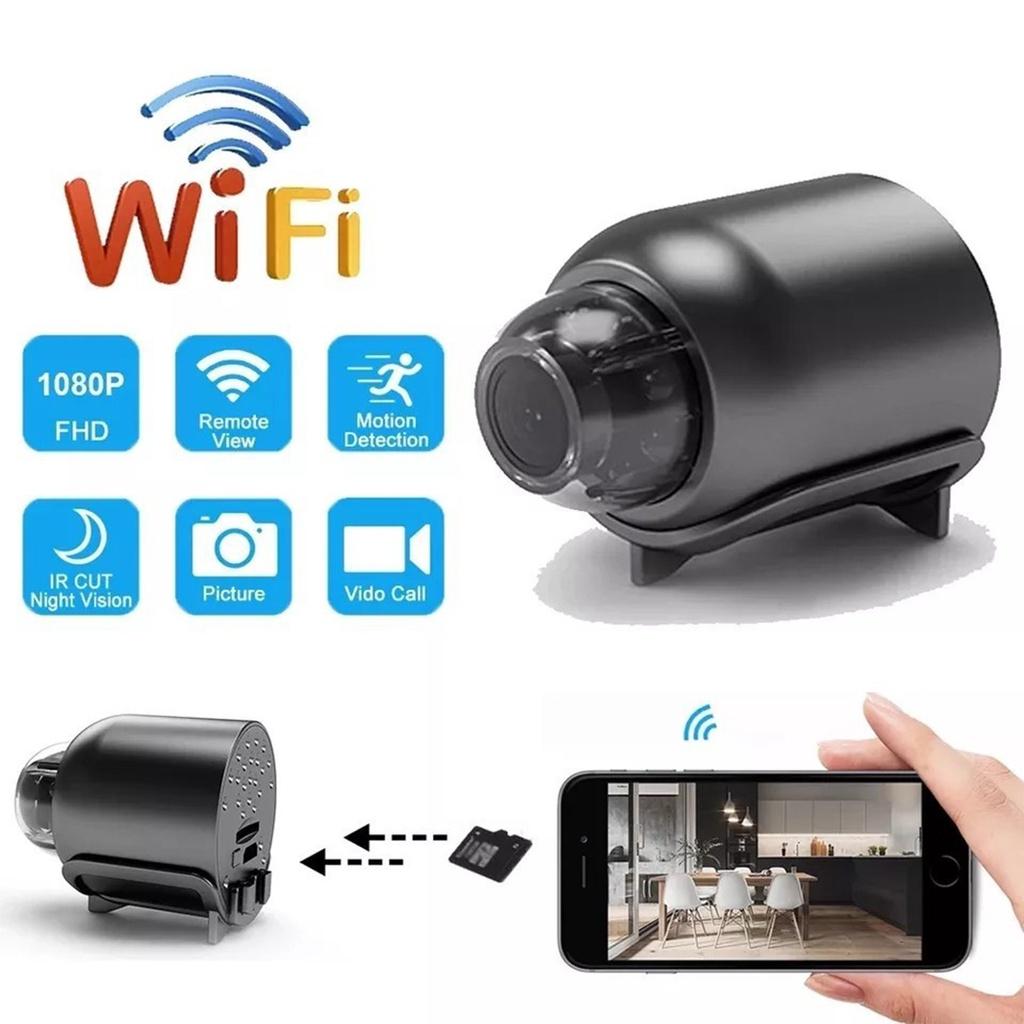 Camera Mini 1080P WiFi Có Thể Điều Khiển Từ Xa Tiện Dụng Cho Gia Đình / Văn Phòng- Hàng chính hãng