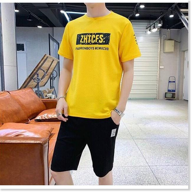 SET BỘ THUN HÈ THỂ THAO NAM CỰC CHẤT , SIÊU HOT HÈ 2021 KHANH AN FASHION