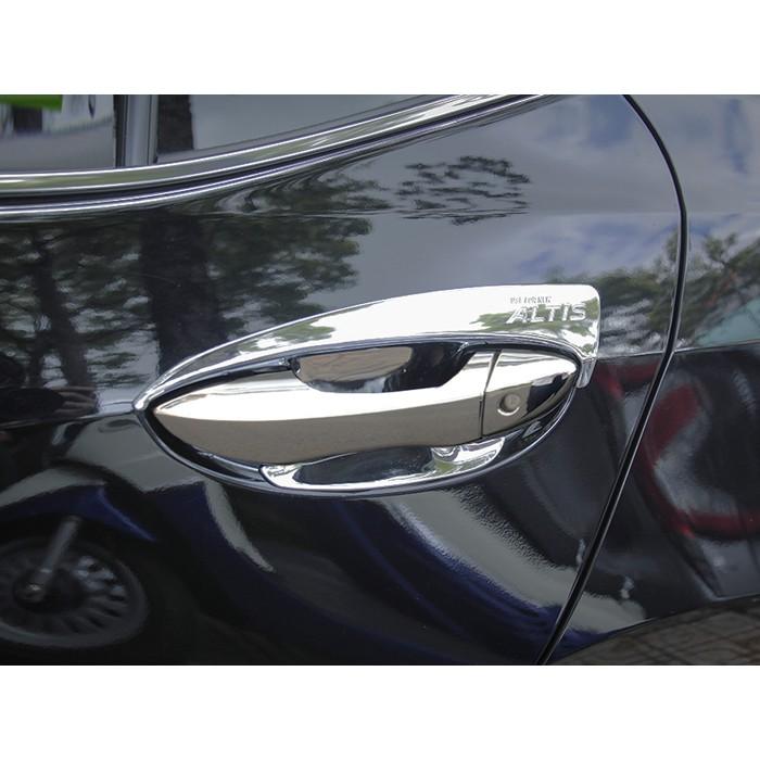 Bộ ốp tay nắm, ốp hõm cửa xe Toyota Altis 2016-2019