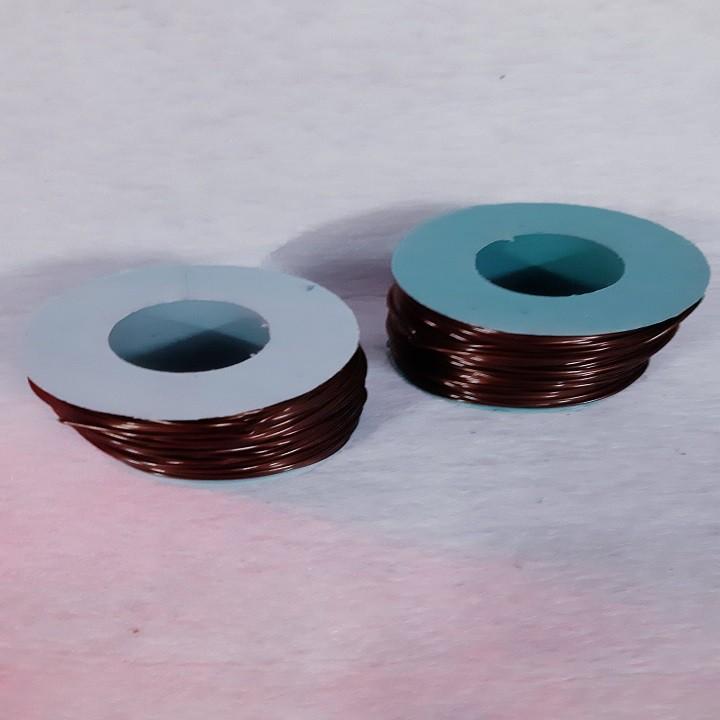 Dây nhôm tráng men 1.4 ly dùng buộc lan và cây kiểng bonsai - cuộn 200g