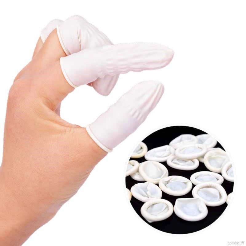 Bộ bao bọc ngón tay bảo vệ dùng 1 lần bằng latex