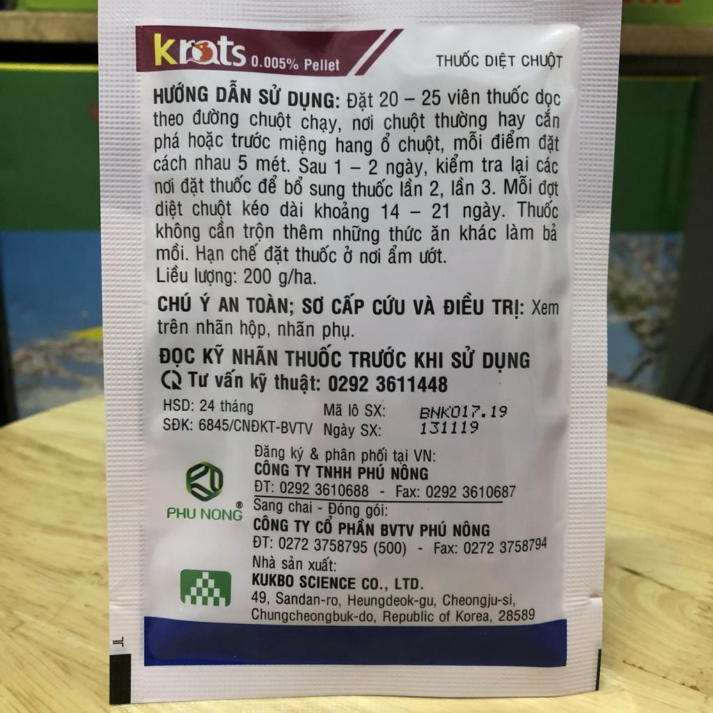 Thuôc diệt chuột thông minh Korea dạng viên cốm