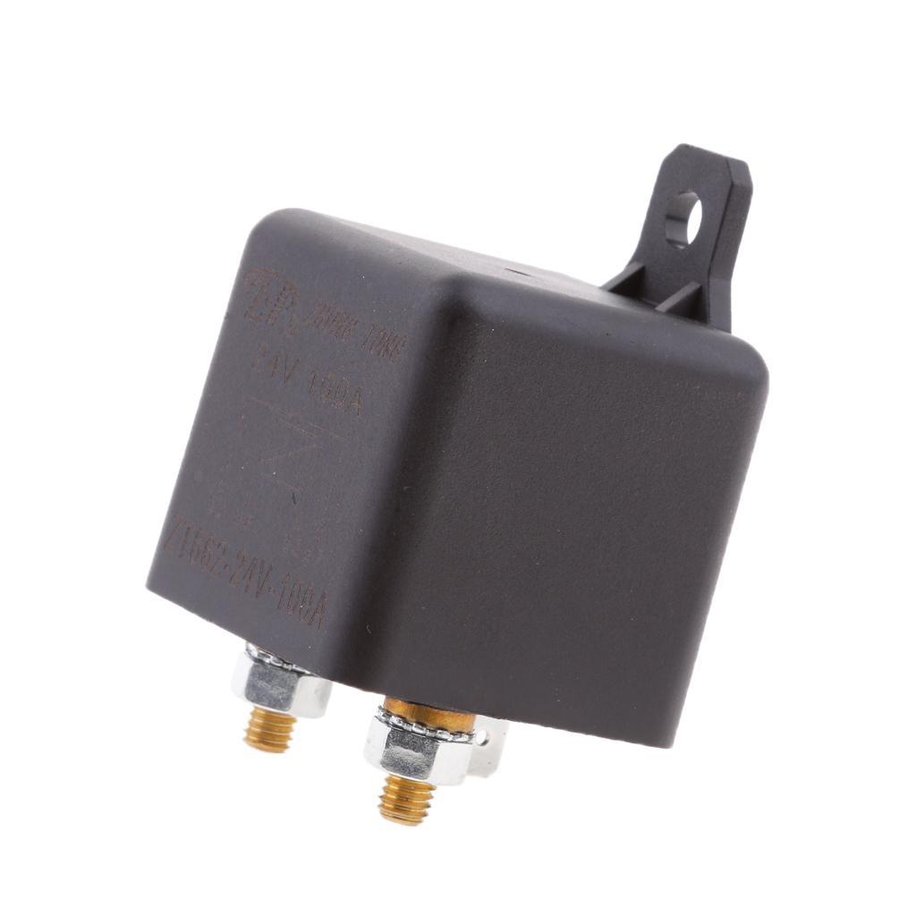 2 Pieces Car Boat Marine 24V 100A Split Charge Relay Switch 4 Terminal Relay