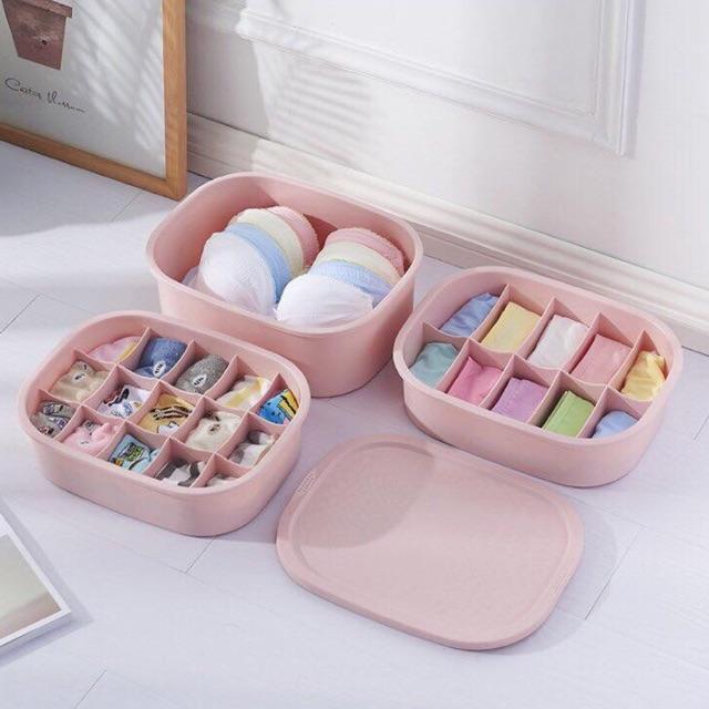 Set 3 hộp đựng đồ lót
