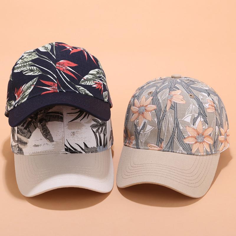 Mũ bóng chày mới nữ hoa thêu hoa mũ mùa xuân mùa hè cô gái điều chỉnh mũ che mặt snapback có thể điều chỉnh Color: style 8