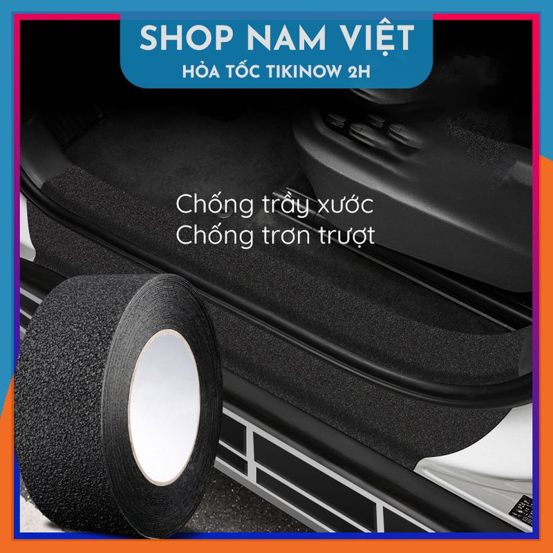 Băng Keo Nhám Chống Trơn Trượt Cầu Thang, Bậc Cửa Oto