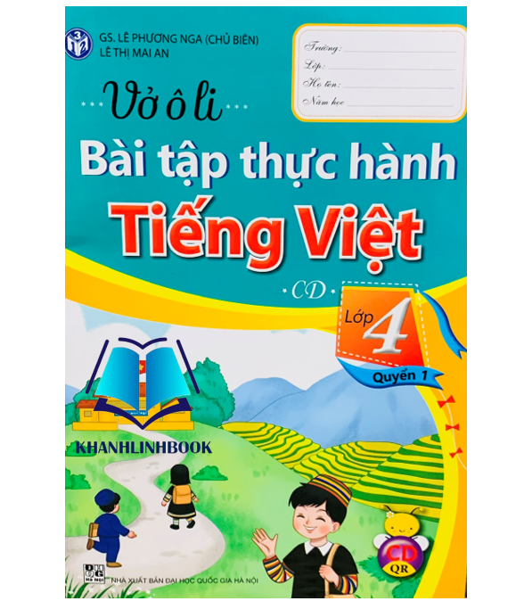 Sách - Vở Ô Li Bài Tập Thực Hành Tiếng Việt Lớp 4 - Quyển 1 ( cánh diều )
