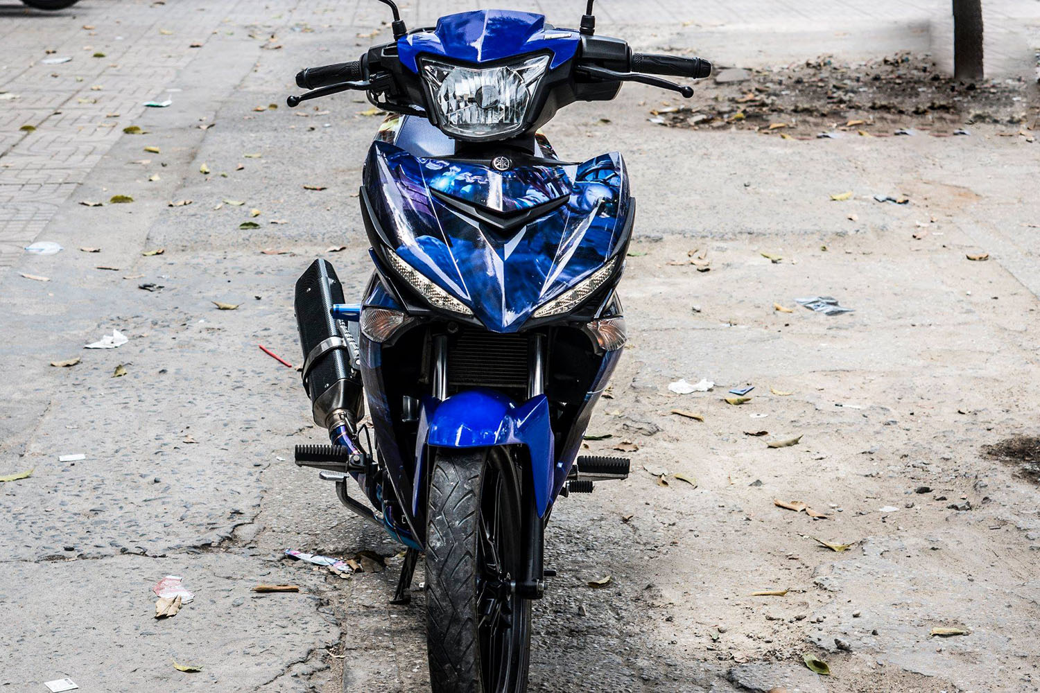 Tem trùm Exciter 150 Blue Anime