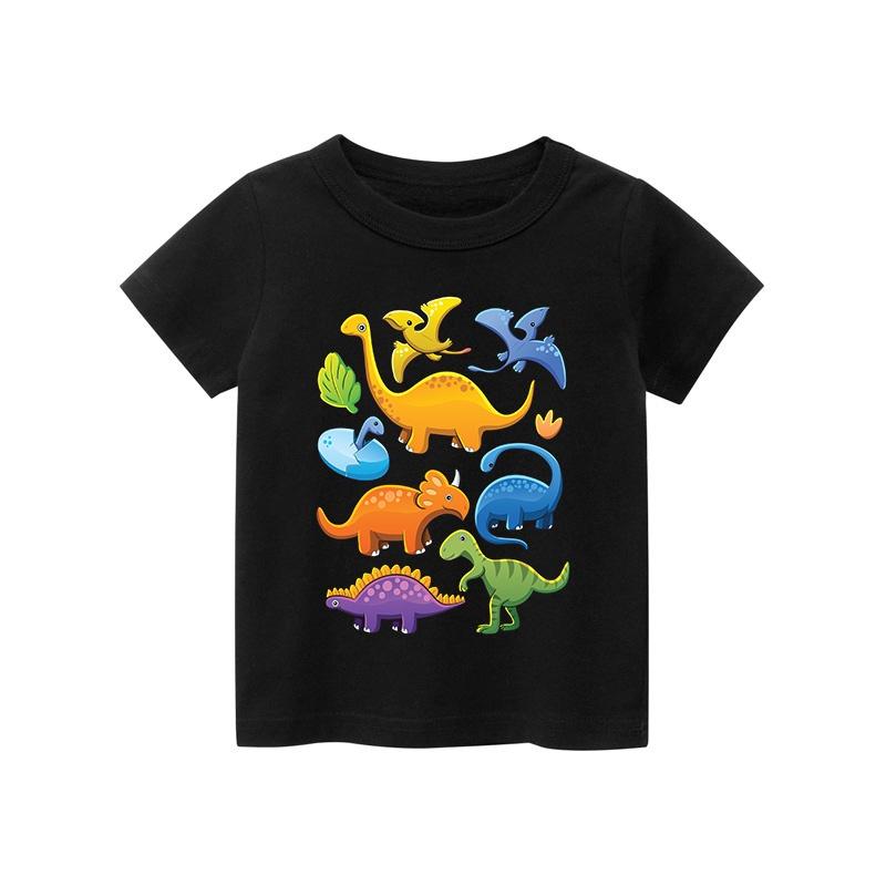 Áo thun trẻ em KHỦNG LONG, 8 màu áo, đầy đủ size có big size, MÀU KHÁC NHẮN TIN SHOP