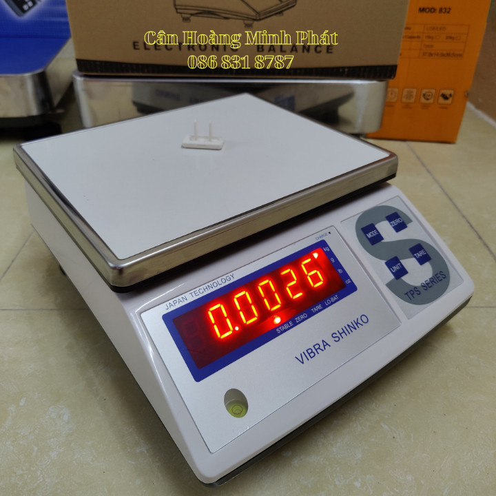CÂN ĐIỆN TỬ CAO CẤP NHẬT BẢN VIBRA SHINKO 3kg 6kg 15kg 30kg TPS