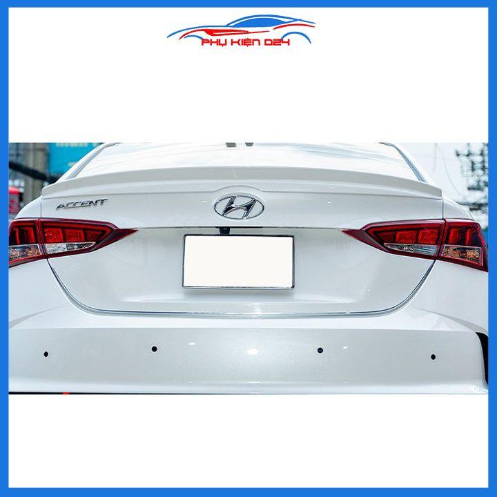 Đuôi gió sau xe liền cốp Accent 2018-2019-2020-2021 hàng mộc chưa sơn